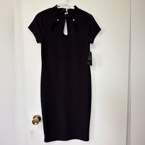 ✨Guilty Black Cutout Midi Dress - Size M